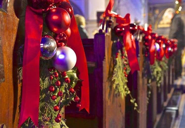 Christmas carol services at Canterbury Cathedral, Rochester Cathedral