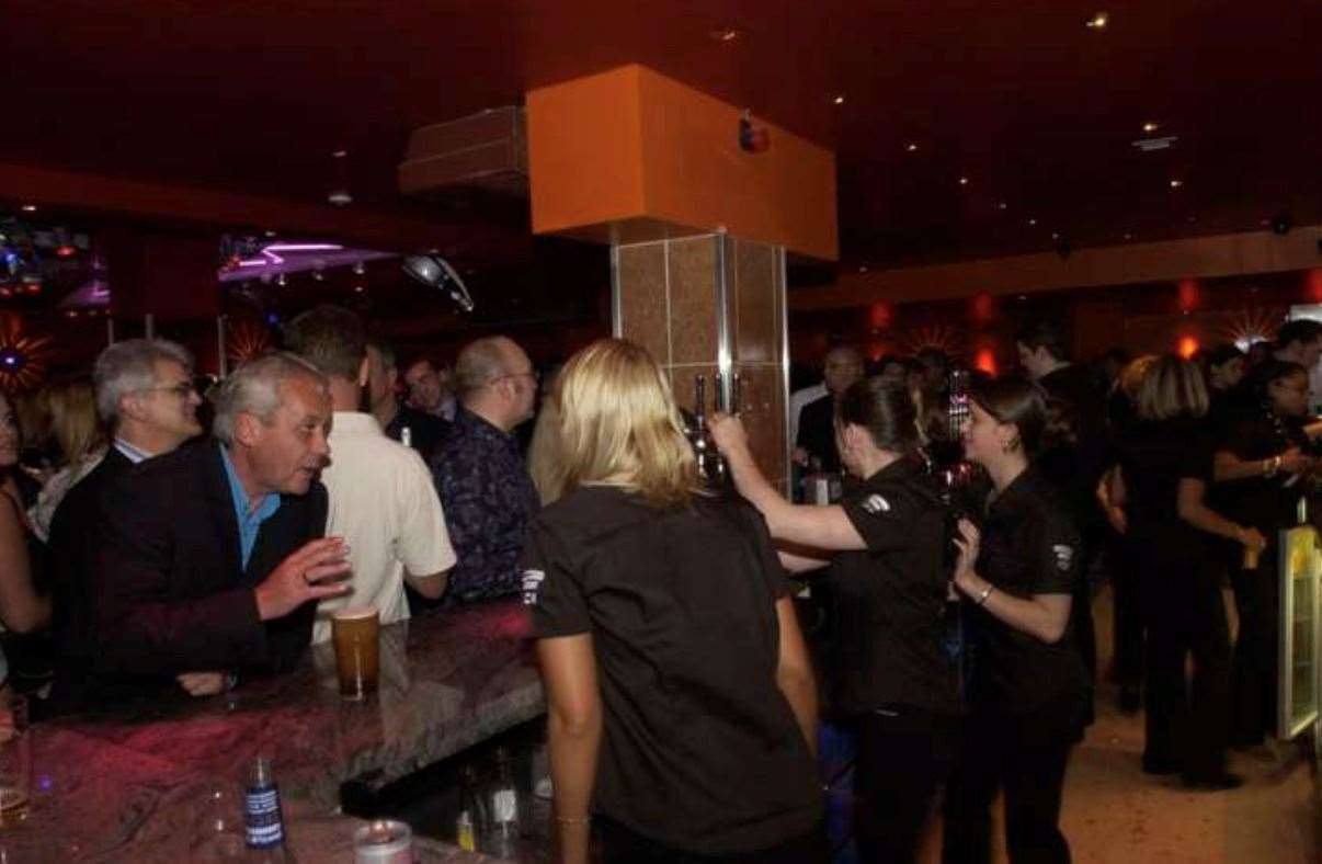 At the bar at Frank's in Margate in 2003. Picture: Derek Stingemore