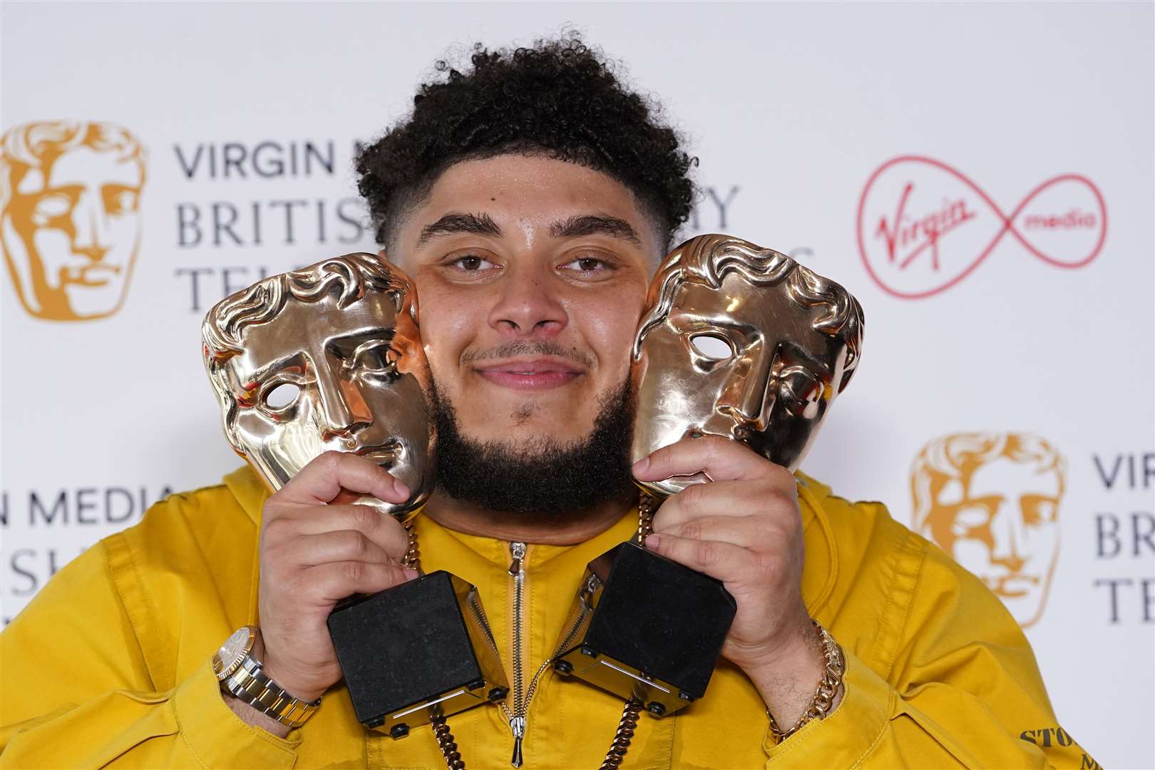 Big Zuu at the Virgin BAFTA TV Awards 2022 (Ian West/PA).