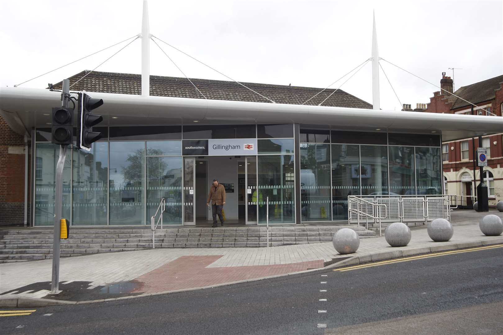 The woman was arrested at Gillingham train station last night