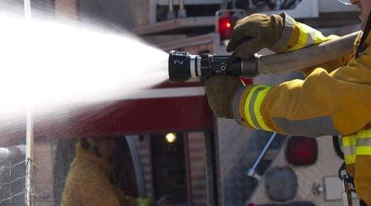 Crews battled the kitchen fire. Stock photo