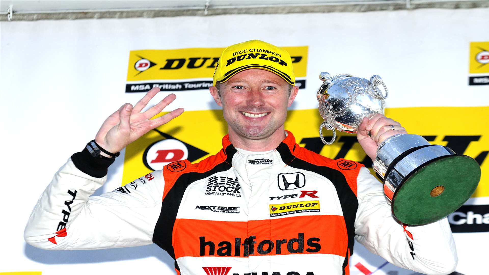 Gordon Shedden is now a triple champion. Picture: Simon Hildrew