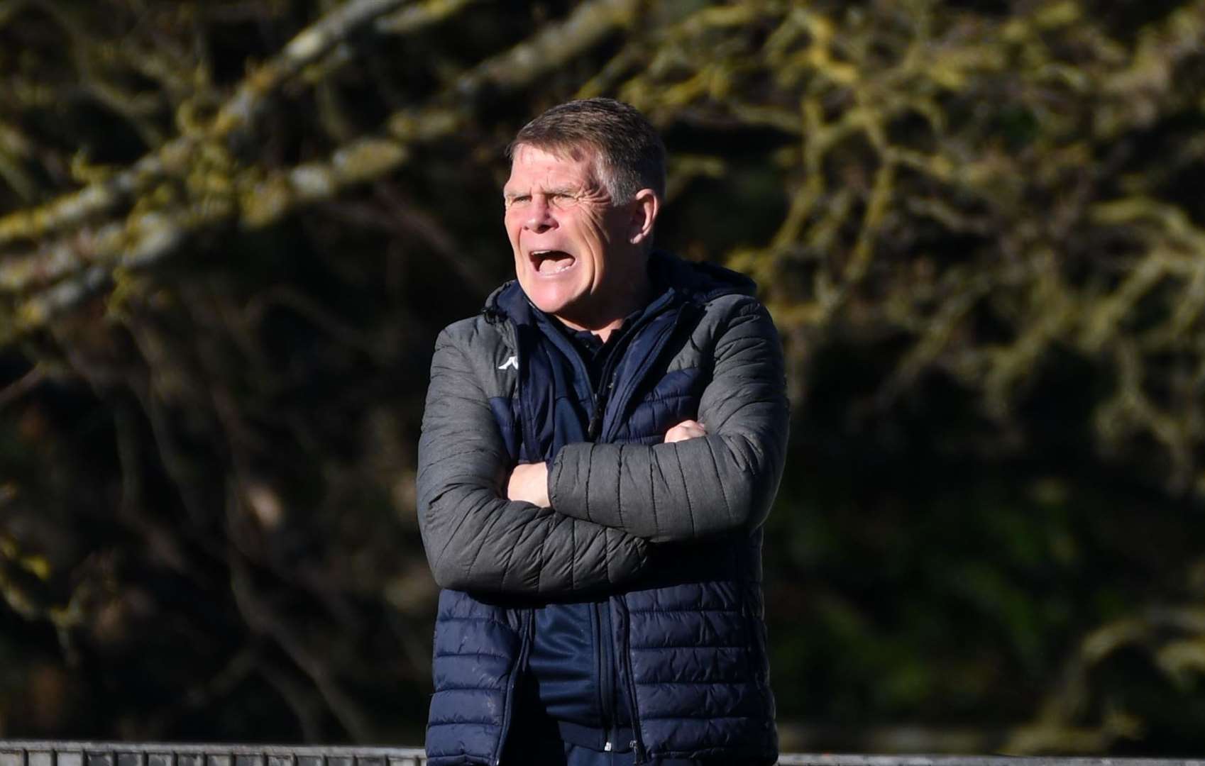 Dover manager Andy Hessenthaler. Picture: Barry Goodwin