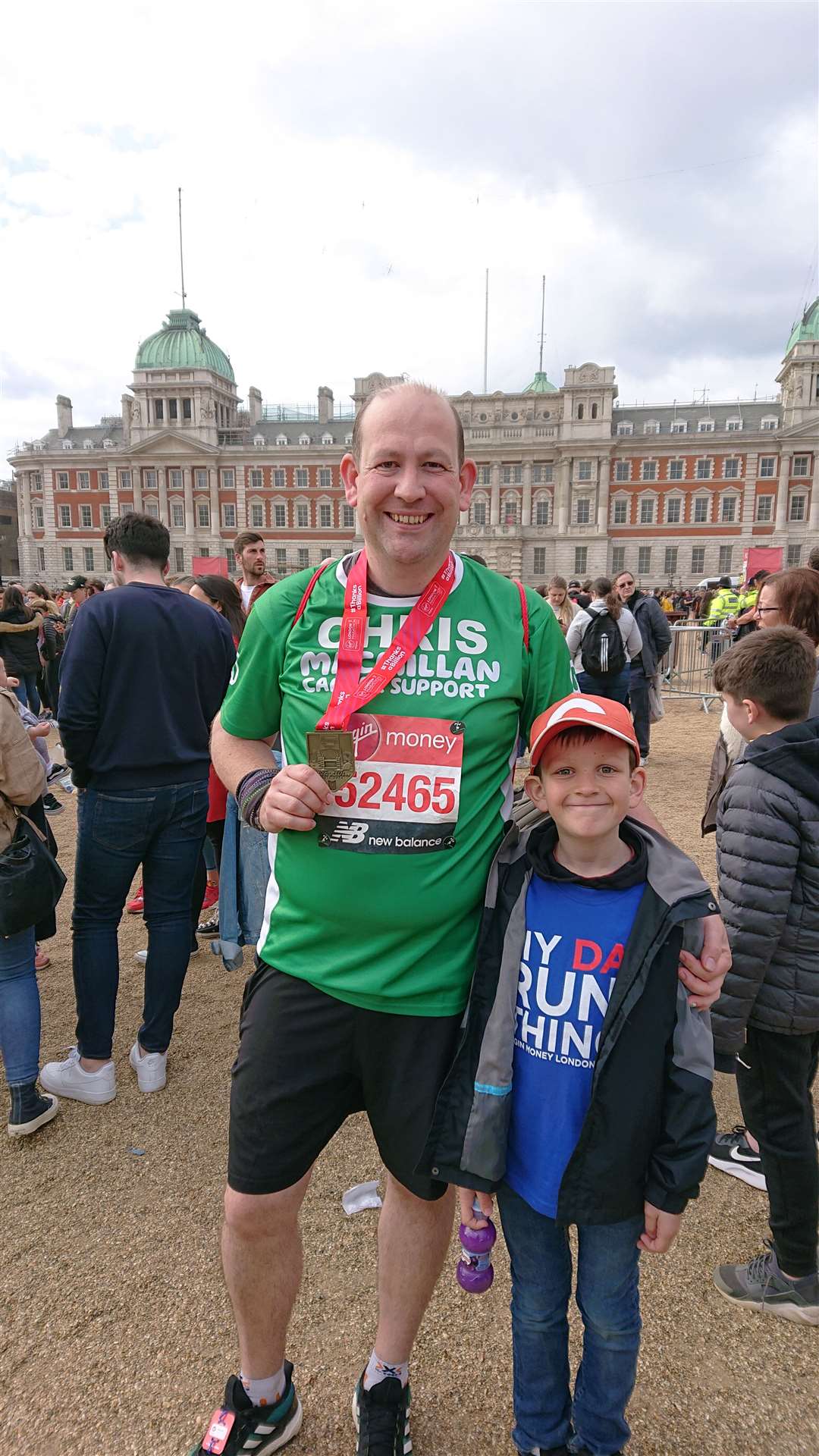 Chris Rose said his son Jack has benefited from support from Macmillan and has a ‘bright outlook’ (Chris Rose/Macmillan/PA)