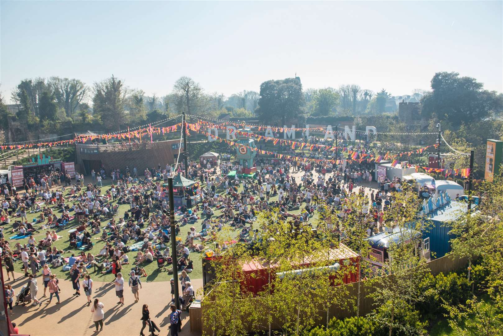 Revellers enjoyed beautiful sunshine at Dreamland