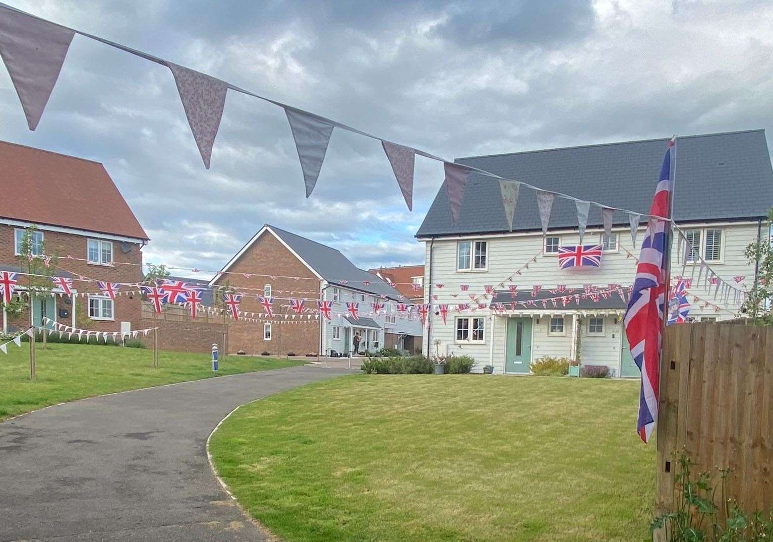 Bunting in Headcorn