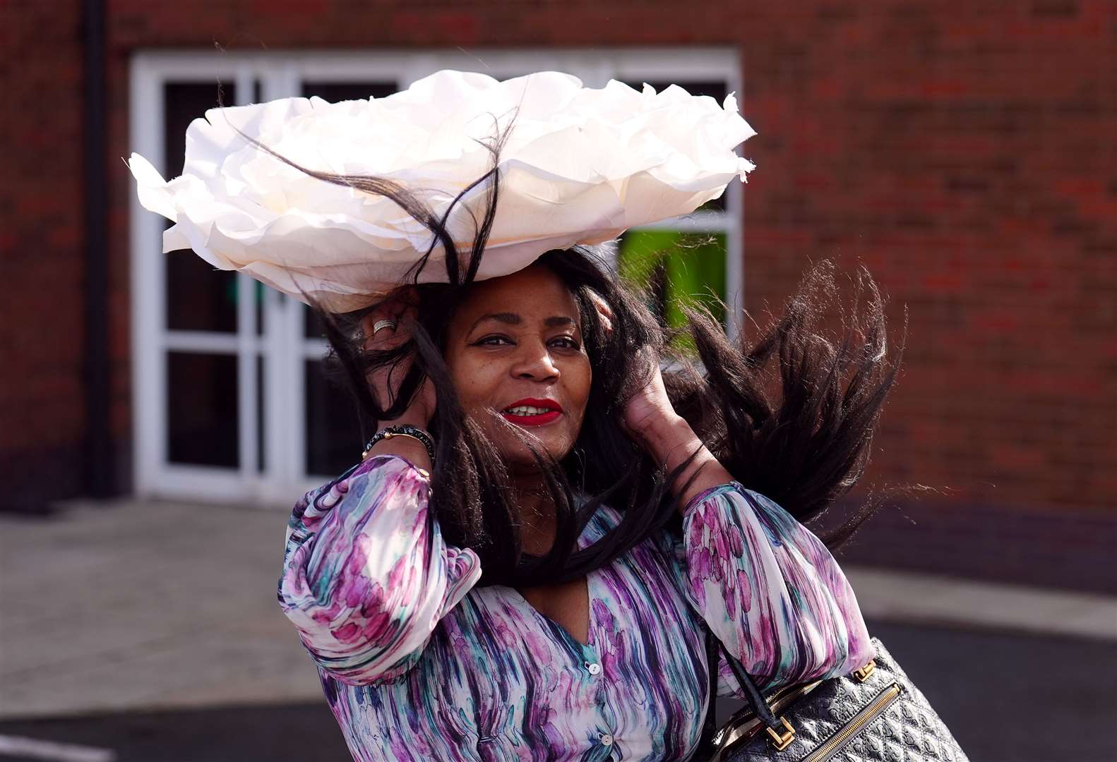 Breezy conditions in Liverpool proved a challenge for some (Mike Egerton/PA)