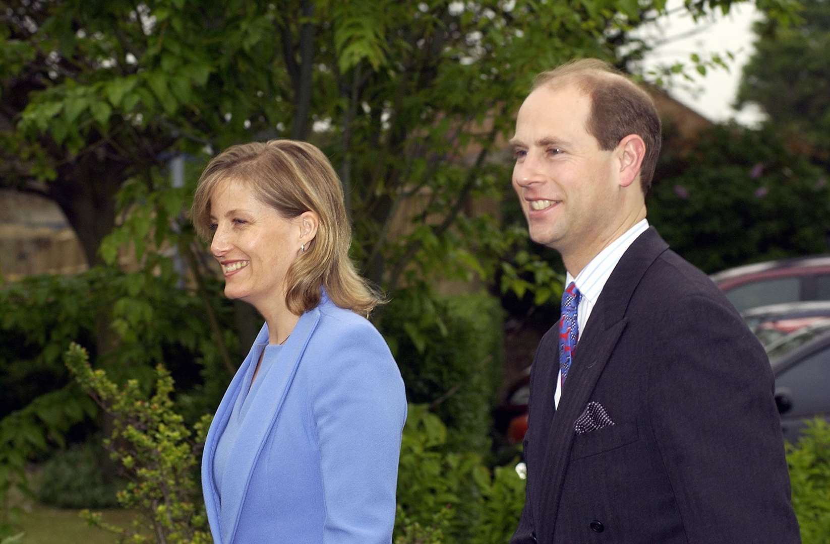 Prince Edward and Sophie on a visit to Margate in 2004