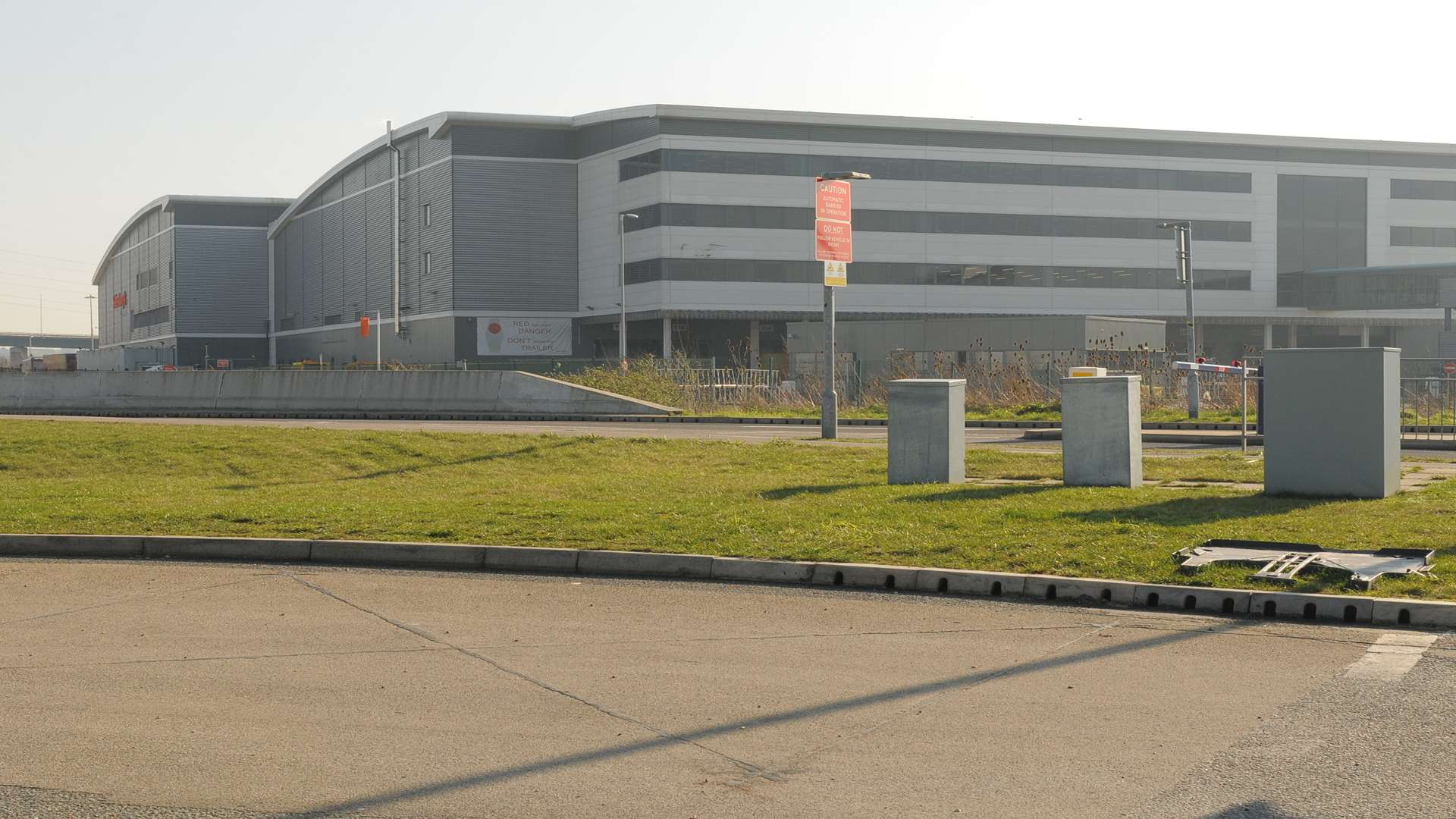 The suspected illegal immigrants were found near the Sainsbury's depot in Dartford