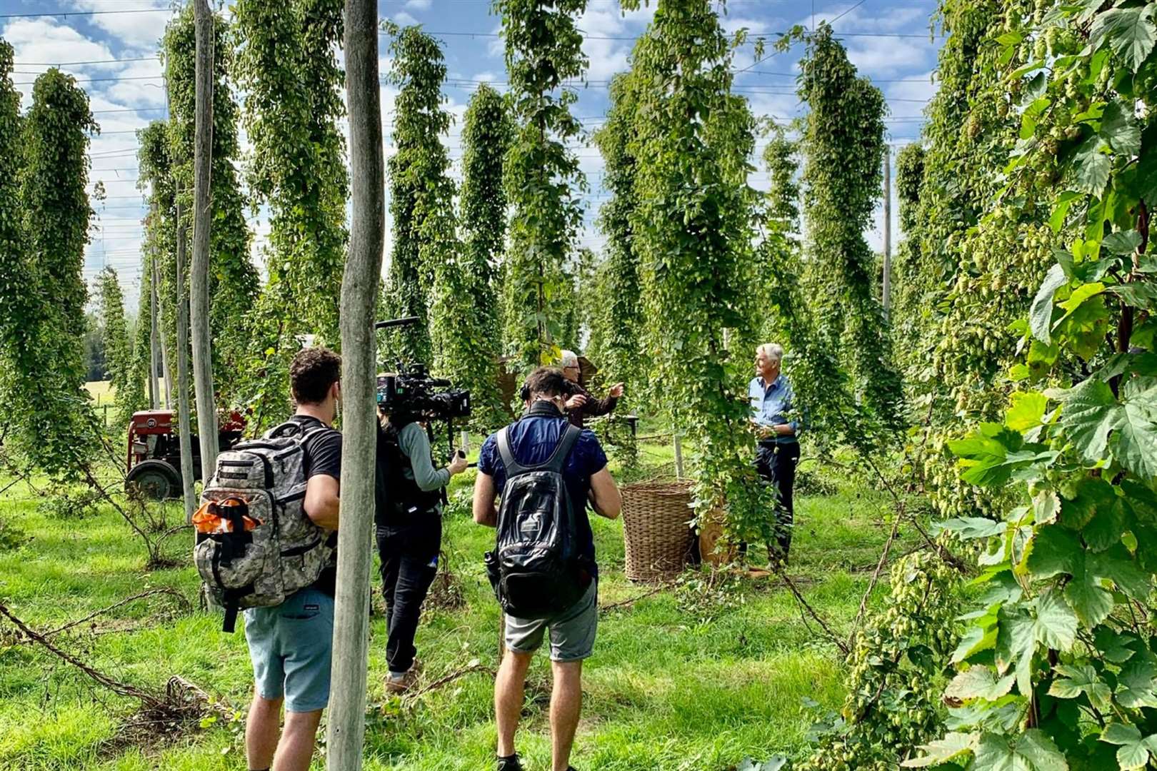 Paul O'Grady filmed in Castle Farm for the first episode of his new show. Photo: Castle Farm