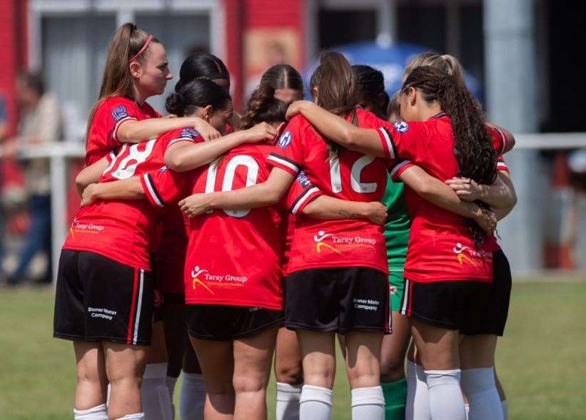 Chatham Town Women's team will be at the club's Community Day on Saturday Picture: @ChathamTownWFC