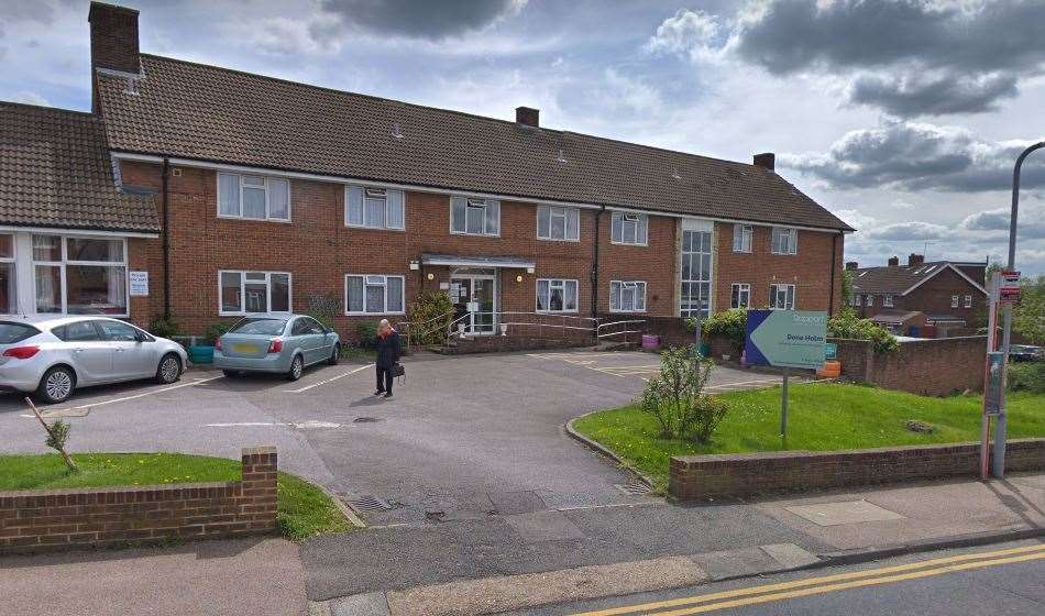 The fire service was called to a small bin fire next to Dene Holm Care Home, in Northfleet, on Saturday. Picture: Google Maps (27717061)