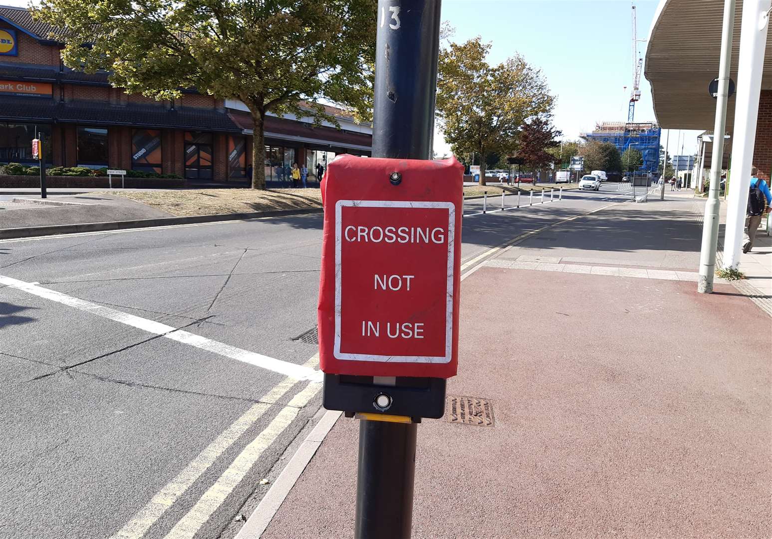 Pedestrian crossings have been de-activated as part of the trial, sparking concerns
