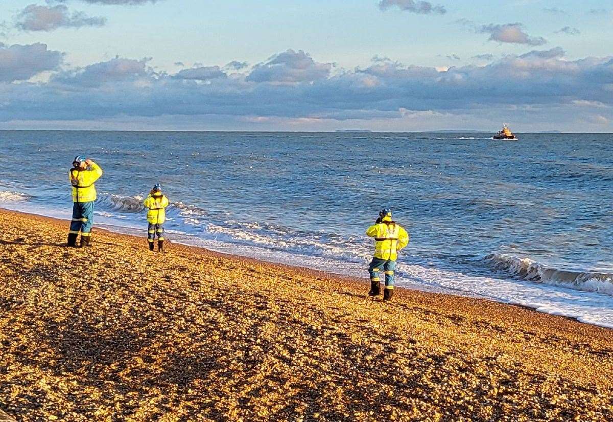 Huge sea search off Hythe coast was for man reported missing 100 miles away