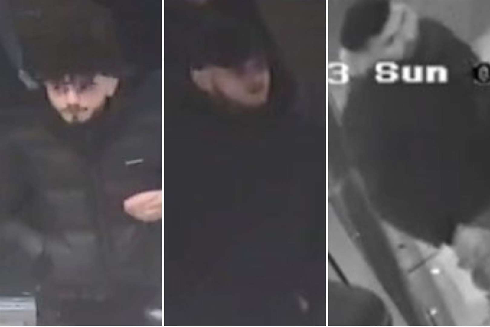 Images of three men have been released after an attack in St George's Street, Canterbury. Picture: Kent Police