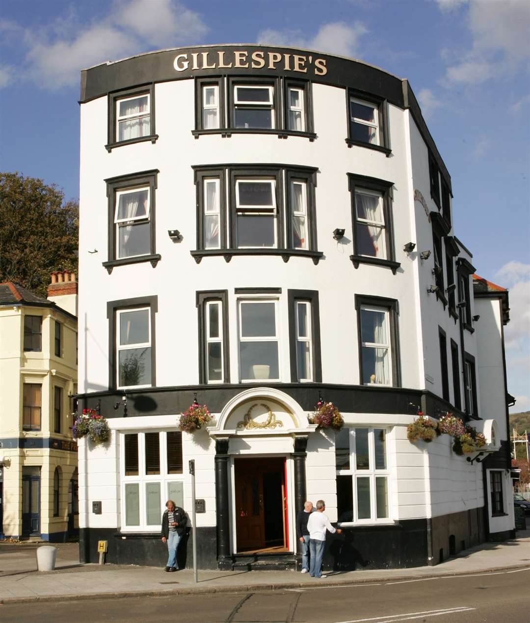 The attack took place at Gillespies bar in Harbour Street, Folkestone