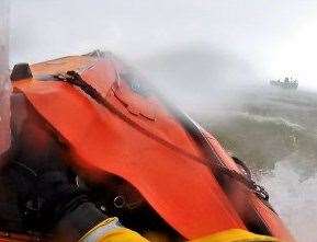 A boy and two girls had to be rescued by Sheerness RNLI off Leysdown. Picture: RNLI