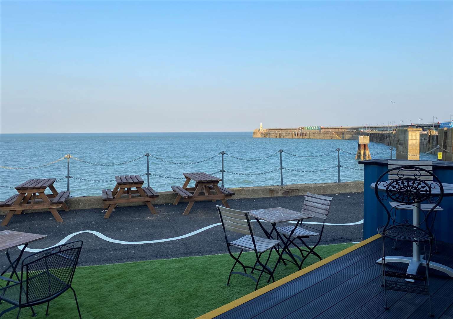 Portenio at Folkestone Harbour Arm