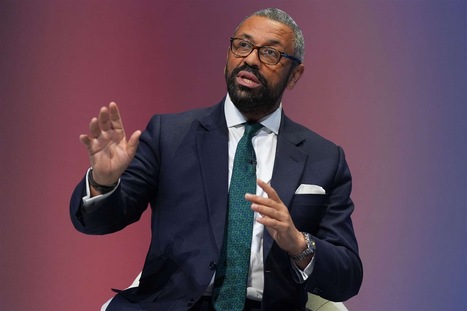 James Cleverly (Jacob King/PA)