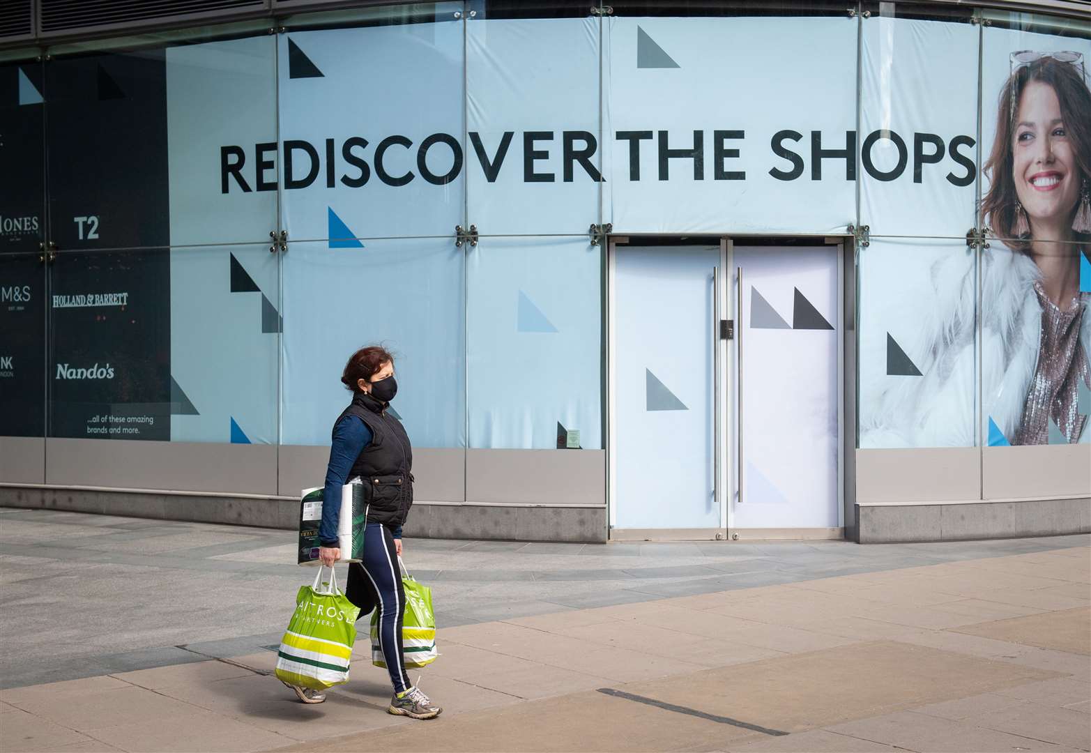 The weather is expected to be mostly dry and bright on Monday, when non-essential shops in England and Wales are due to reopen (Dominic Lipinski/PA)