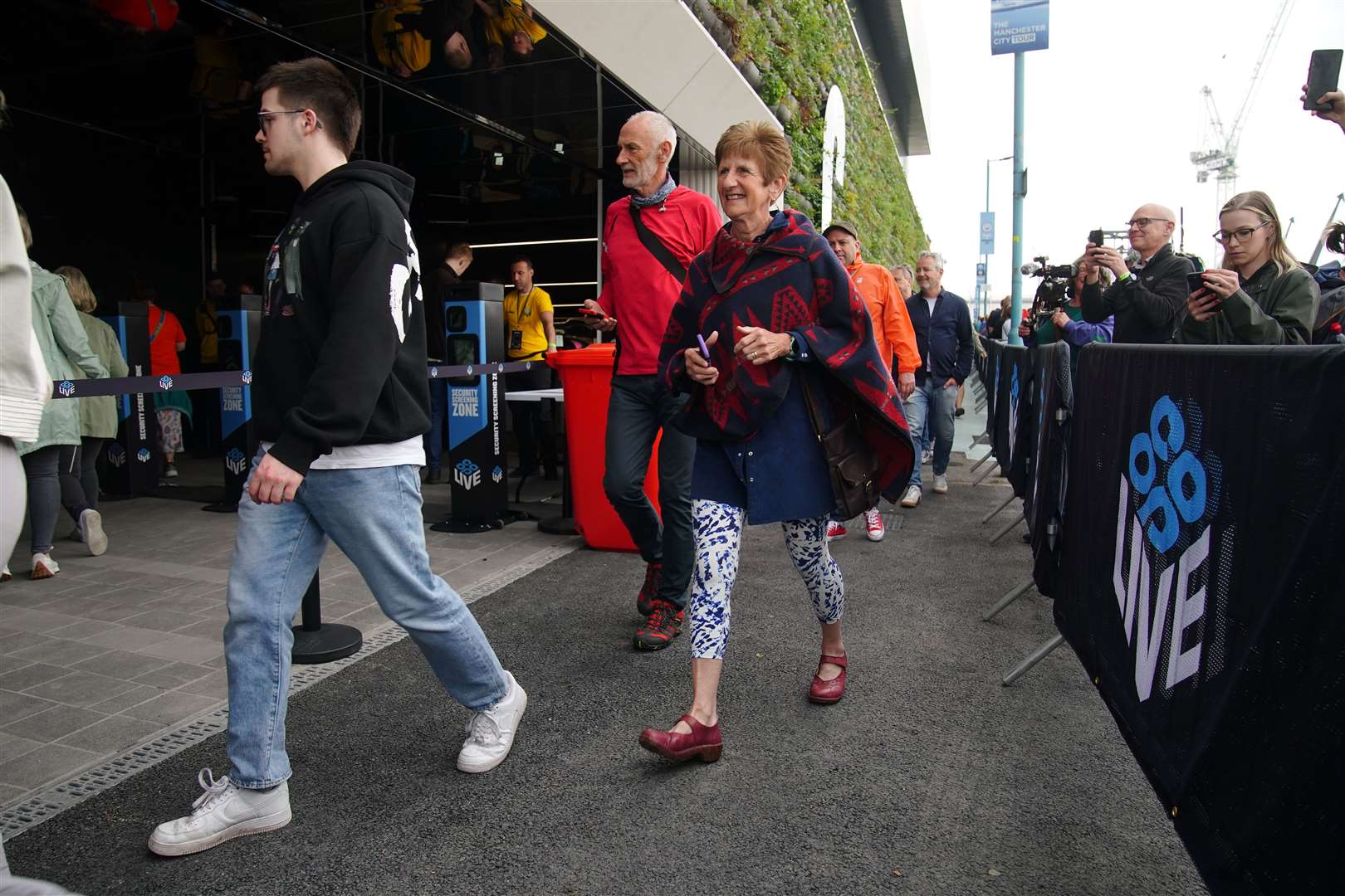 Concert goers arriving at the Co-op Live arena (Peter Byrne/PA)