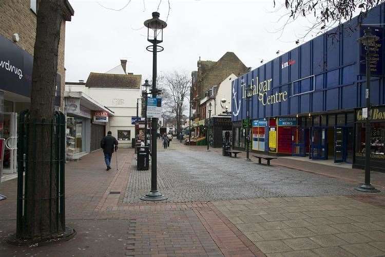 The elderly victim was found in Chatham town centre