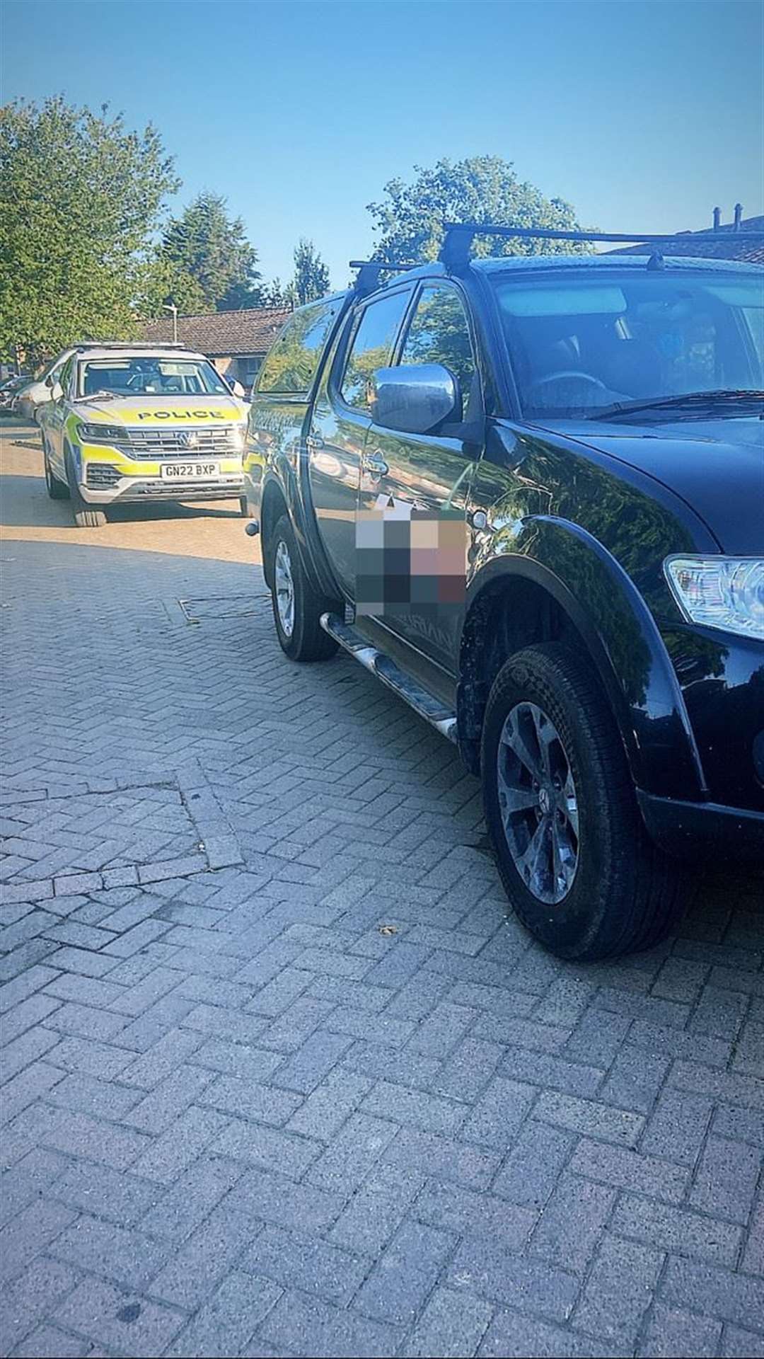 Kent Police's Roads Unit seized the car in Maidstone. Picture: Kent Police