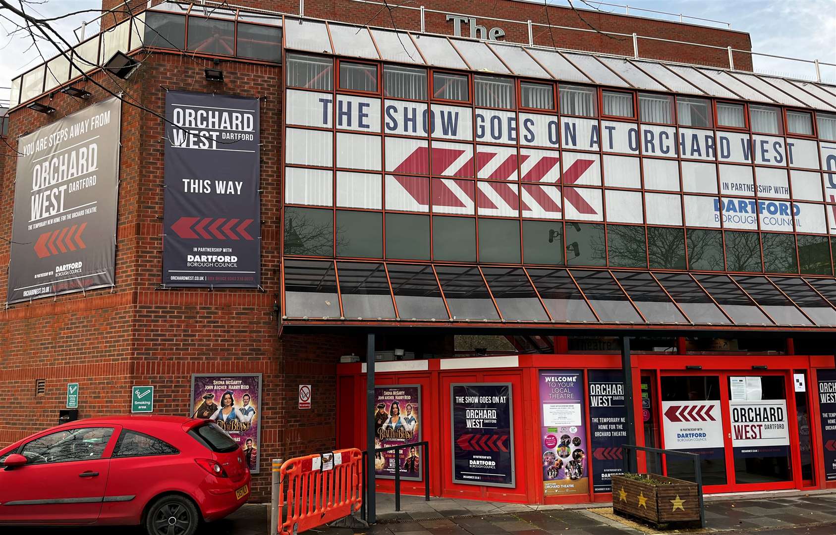 The Orchard Theatre is directing people to the new premises at Orchard West