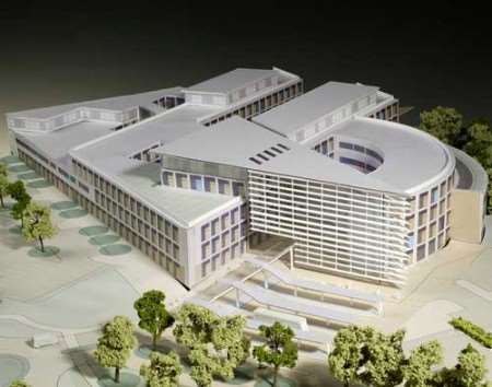 An artist's impression of the new Pembury Hospital.