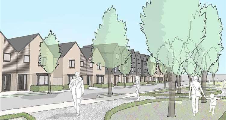 Artist impressions of the Taylor Wimpey development plans at Stone Pit near Dartford. Picture: Taylor Wimpey