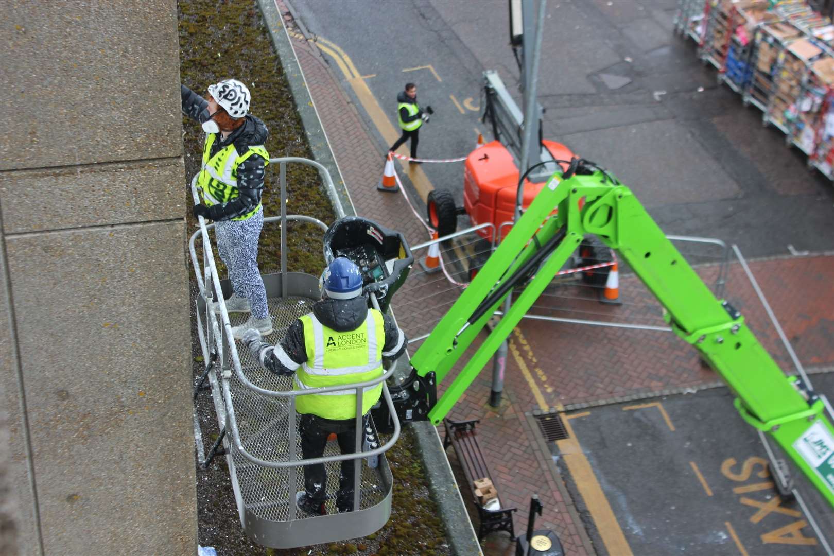 Mr Doodle says this is his biggest doodle yet. Picture: Ashford Borough Council