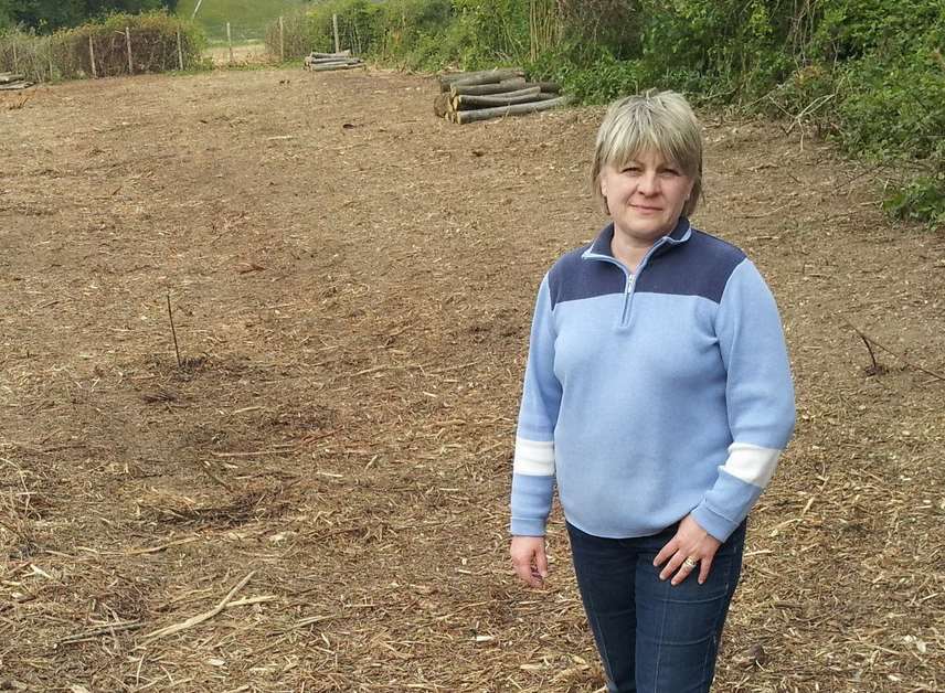 Bredhurst Woodland Action Group chairman Vanessa Jones