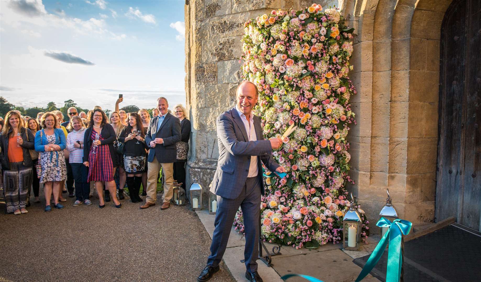 Joe Swift cuts the ribbon at last year's festival. Picture: www.matthewwalkerphotography.com