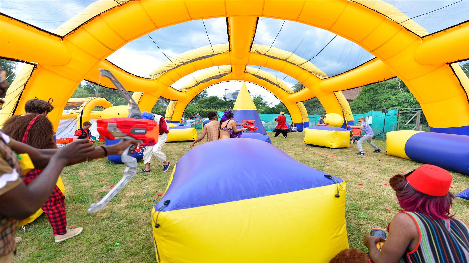 The Nerf Arena at Groombridge Place