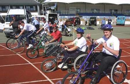 People taking part in last year's event. Picture: JOHN WESTHROP