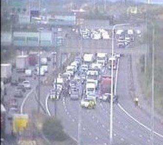 Delays are at the QEII bridge. Picture:Highways England (3156456)