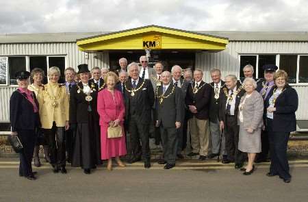 All the mayors who attended last year's event. Picture: PAUL DENNIS