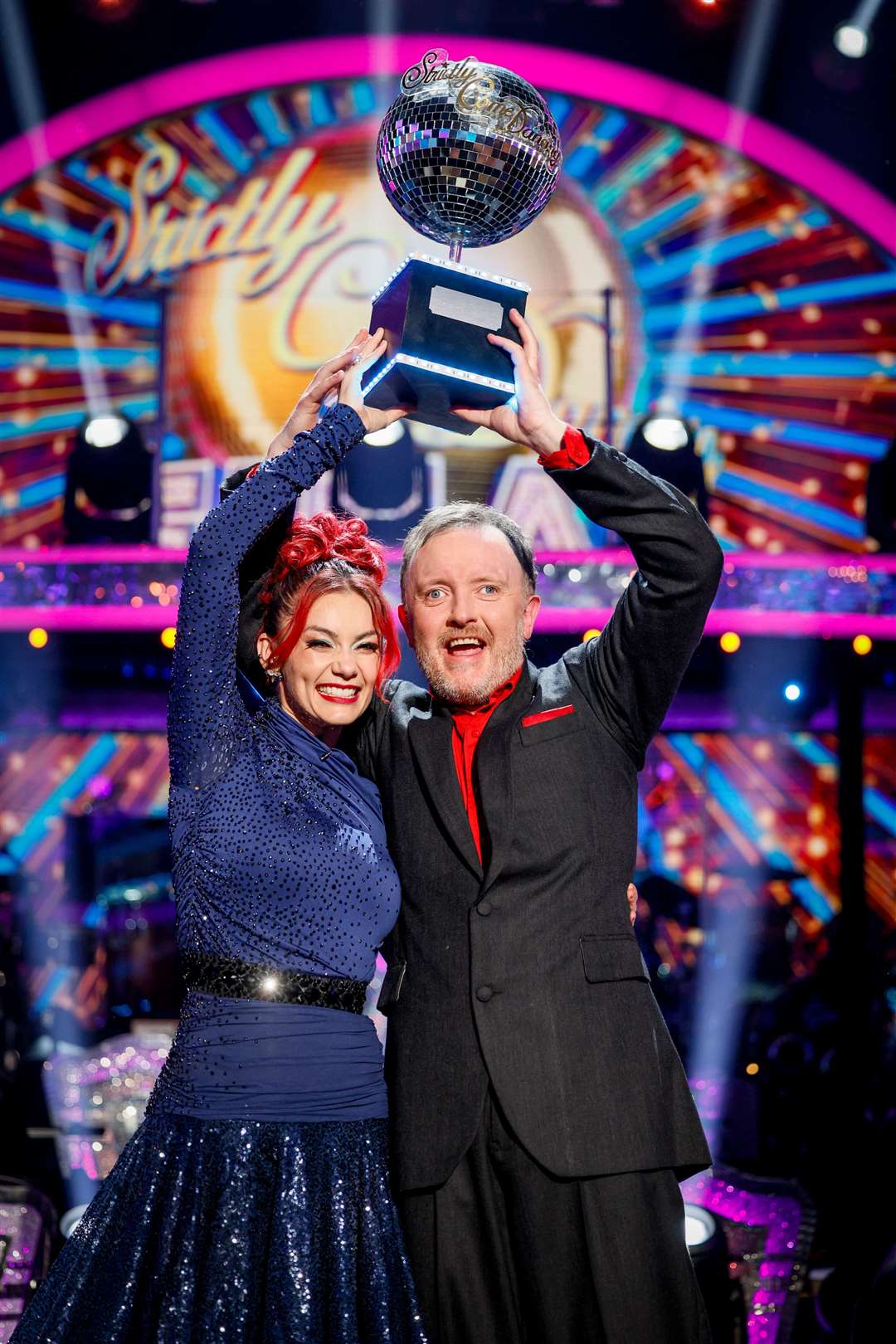 Dianne Buswell and Chris McCausland were declared the winners of Strictly Come Dancing 2024 (Guy Levy/BBC/PA)