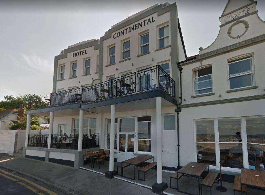 The Hotel Continental in Whitstable Pic: Google
