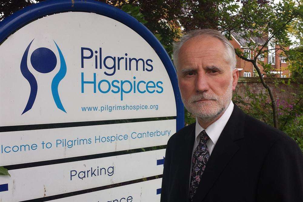 Former Pilgrims Hospice chief executive Steve Auty who stepped down.