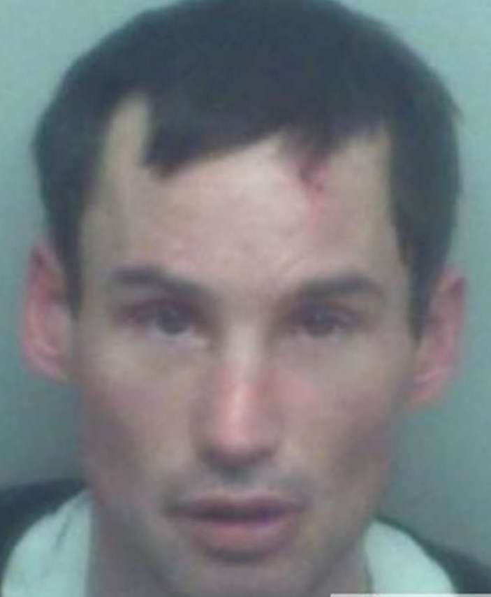 Adrian Edwards has been jailed after staging a repeat dirty protest in prison. Photo: Kent Police