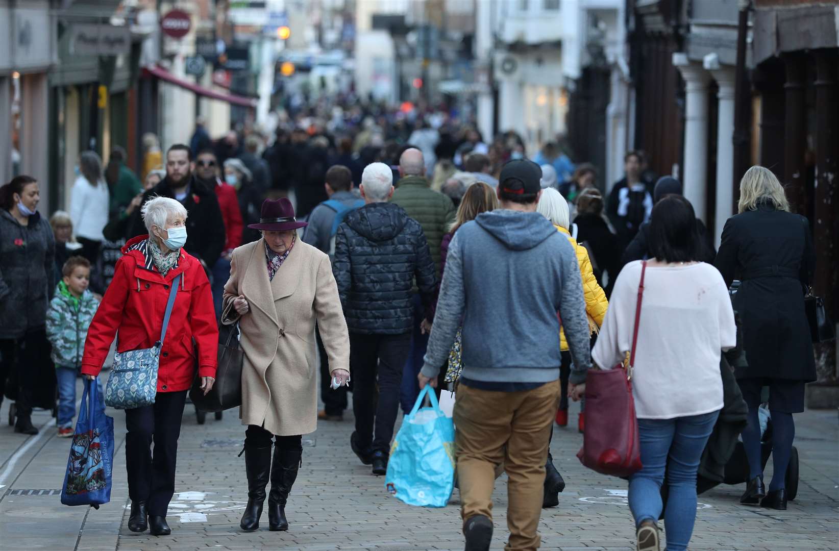 From Thursday, people will only be able to leave their houses with members of their own household or with one person from another household (Andrew Matthews/PA)