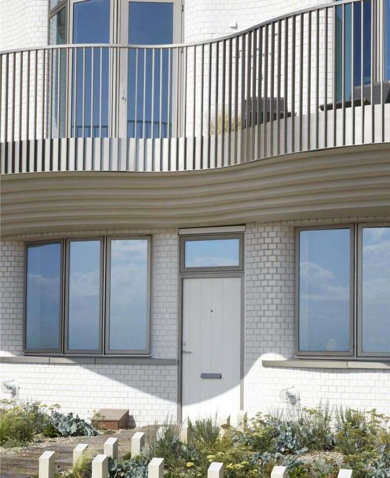 The beach house at Shoreline Crescent, Folkestone, will set you back a cool £2.2 million