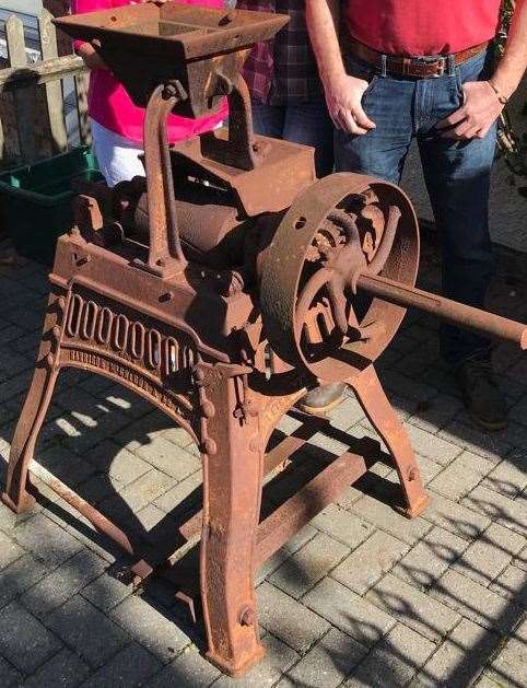 The antique corn mill stolen from Tonbridge (9536702)