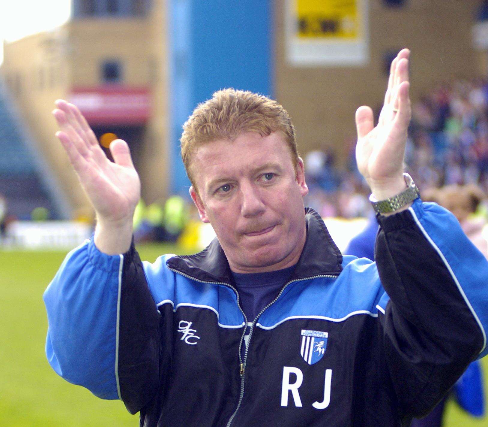 Gillingham v Walsall 29.04.06 Last Home Game of the season! Ronnie Jepson Gillingham Manager Byline:Grant Falvey (6276937)