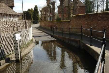 The ford in Ditton. Picture by John Wardley