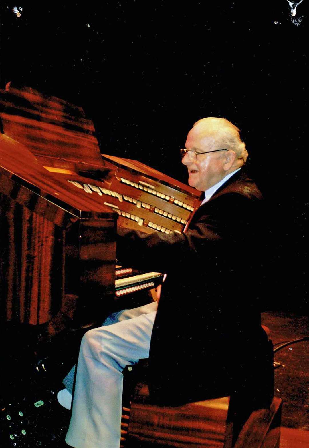 Bob Caudwell was the organist at St Nicholas Church in Linton for 24 years