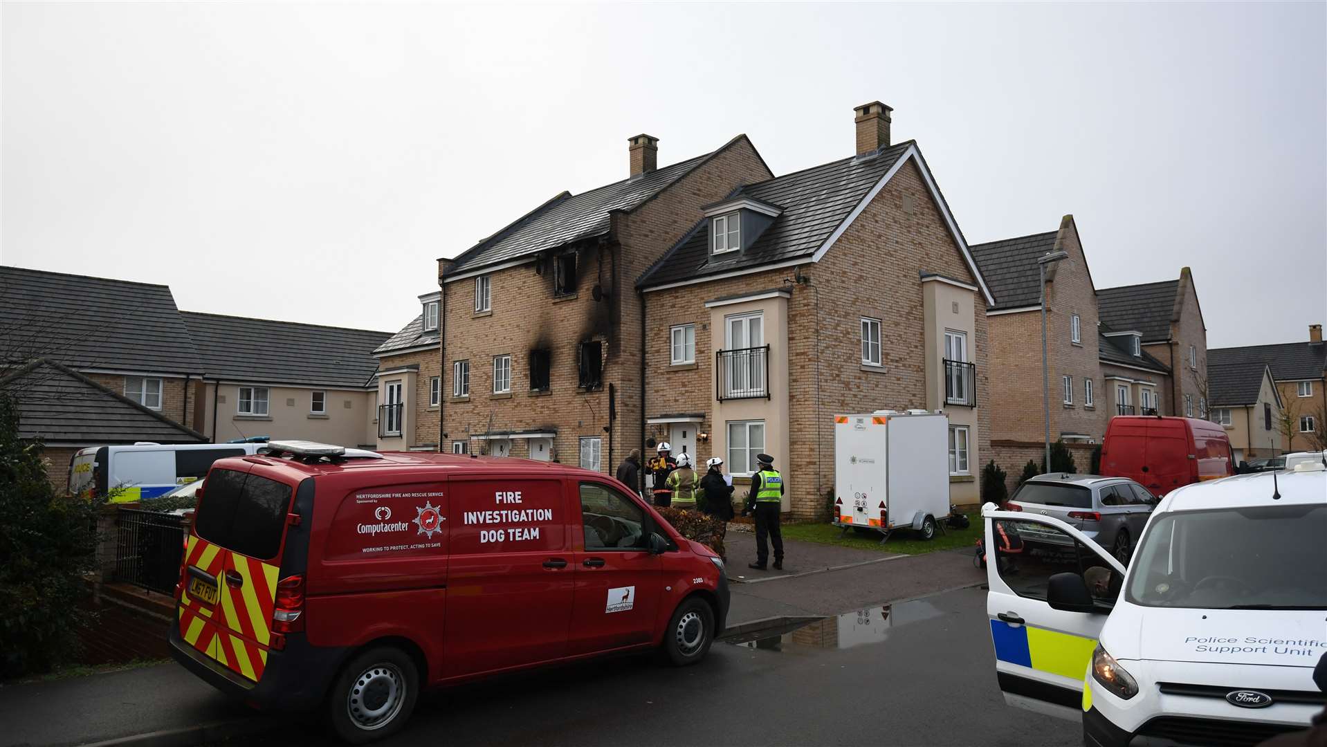 The children’s mother suffered life-changing injuries in the fire (Joe Giddens/PA)