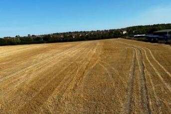 The land by Lower Road, Minster, that a new petrol station and business units could be built on. Picture: Swale council planning portal