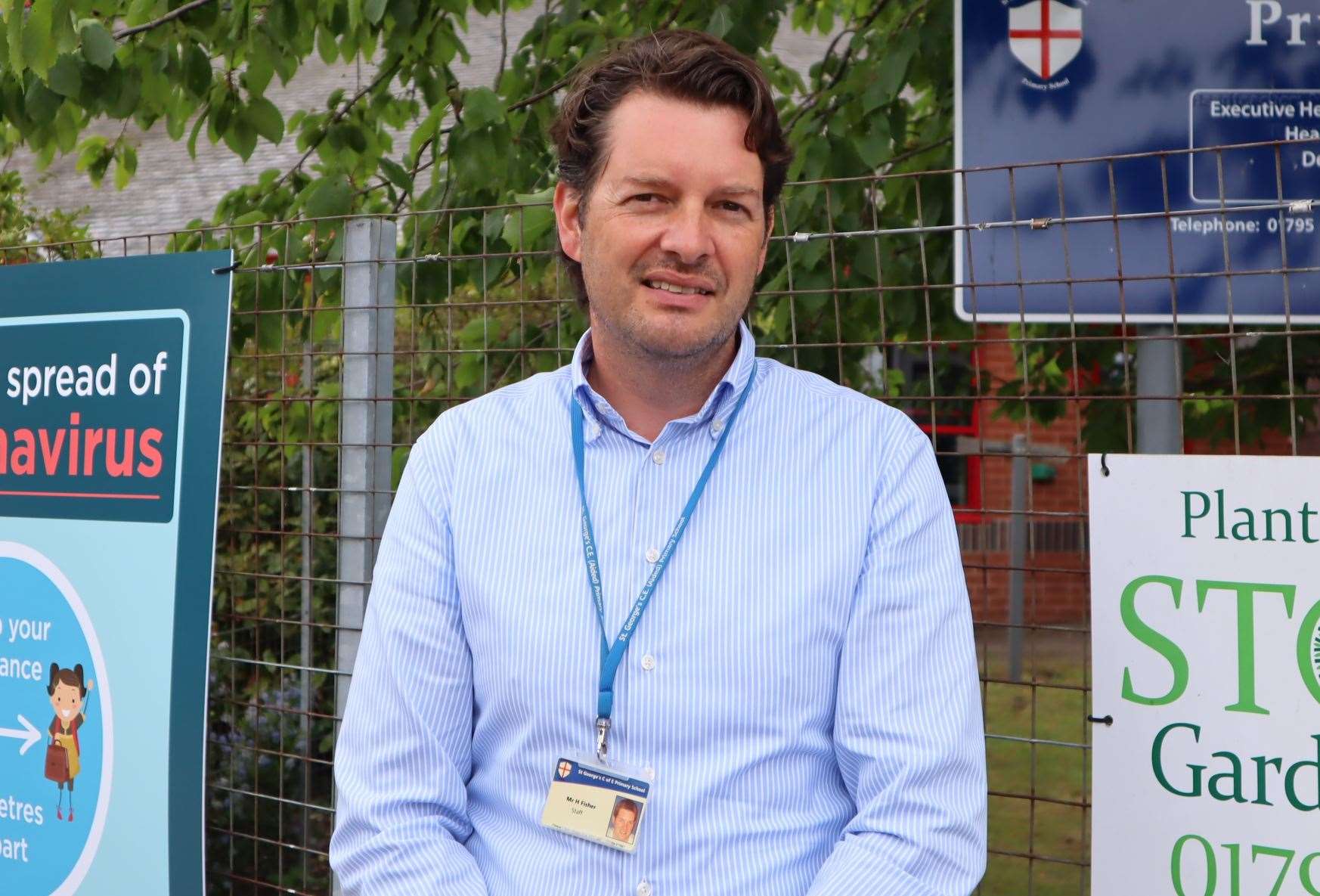 Headteacher Howard Fisher